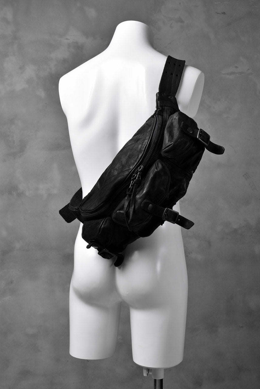 Load image into Gallery viewer, ISAMU KATAYAMA BACKLASH "DoubleShoulder" MIL-BAG (BLACK)