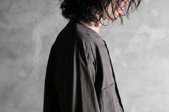 画像をギャラリービューアに読み込む, KLASICA SABRON HALF BUTTON PULLOVER SHIRT / TYPE-WRITER CLOTH (MOSS)