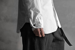 画像をギャラリービューアに読み込む, KLASICA SABRON BUTTON FRY SHIRT / TYPE-WRITER CLOTH (WHITE)