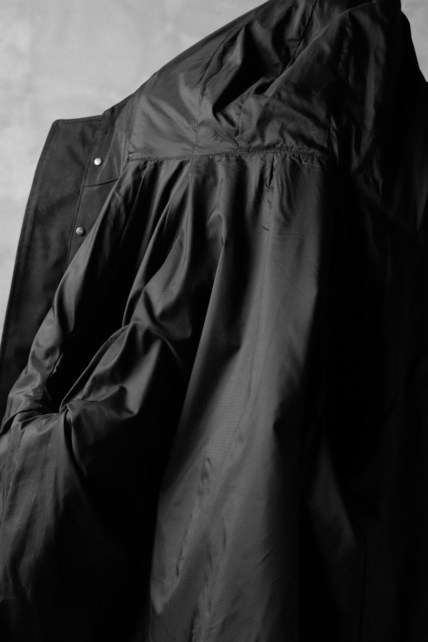 画像をギャラリービューアに読み込む, COLINA M-1948 HOOD PARKA COAT / HIGH DENSITY MILICLOTH (BLACK)