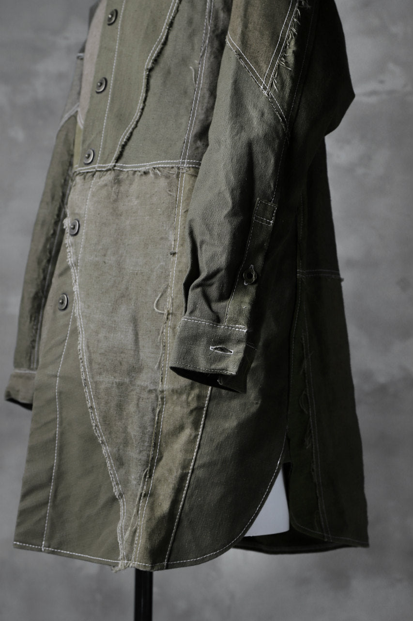 画像をギャラリービューアに読み込む, BACKLASH x LOOM exclusive RECONSTRUCTIVE COAT / VINTAGE MILITARY CANVAS