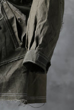 画像をギャラリービューアに読み込む, BACKLASH x LOOM exclusive RECONSTRUCTIVE HOODED JACKET / VINTAGE MILITARY CANVAS