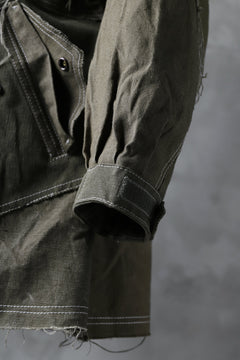 画像をギャラリービューアに読み込む, BACKLASH x LOOM exclusive RECONSTRUCTIVE HOODED JACKET / VINTAGE MILITARY CANVAS