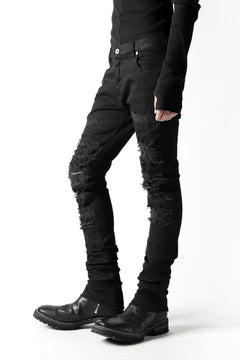 Load image into Gallery viewer, ISAMU KATAYAMA BACKLASH HIGH POWER STRETCH SKINNY PANTS (REPAIRED DEERSKIN)