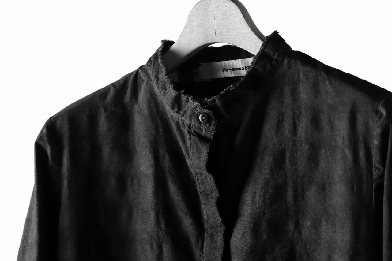 un-namable exclusive Dyed Juke Shirt (BLACK DYED CHECK)