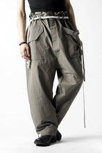 画像をギャラリービューアに読み込む, ISAMU KATAYAMA BACKLASH WIDE TAPERED PANTS / SALT SHRINKAGE TYPEWRITER CLOTH