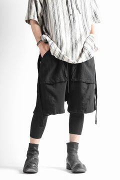 画像をギャラリービューアに読み込む, A.F ARTEFACT SWITCHING SHORTS / COMBI FABRICS (BLACK)