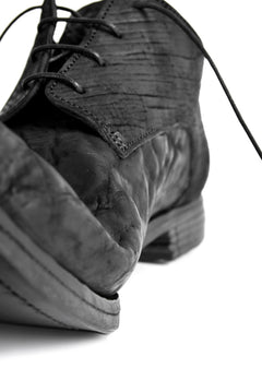 画像をギャラリービューアに読み込む, prtl x 4R4s exclusive Derby Shoes / CordovanSplit "No3-1M" (BLACK)