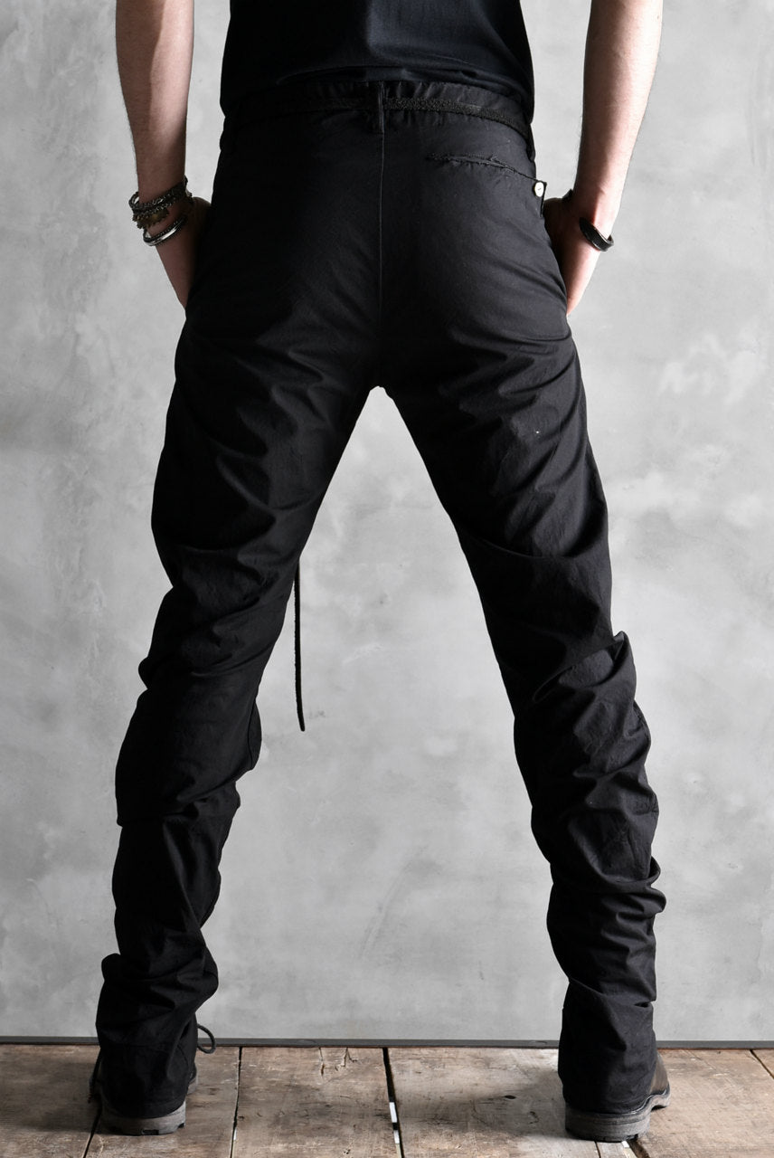 Load image into Gallery viewer, blackcrow high density cotton banana shape trousers (BLACK)