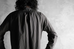 画像をギャラリービューアに読み込む, KLASICA SABRON HALF BUTTON PULLOVER SHIRT / TYPE-WRITER CLOTH (MOSS)