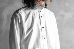 画像をギャラリービューアに読み込む, KLASICA SABRON BUTTON FRY SHIRT / TYPE-WRITER CLOTH (WHITE)