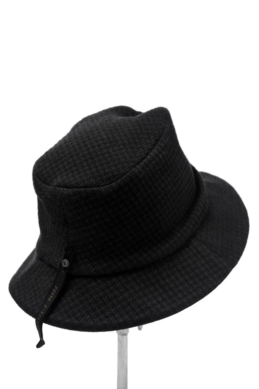 画像をギャラリービューアに読み込む, forme d'expression Panama Hat (Black)