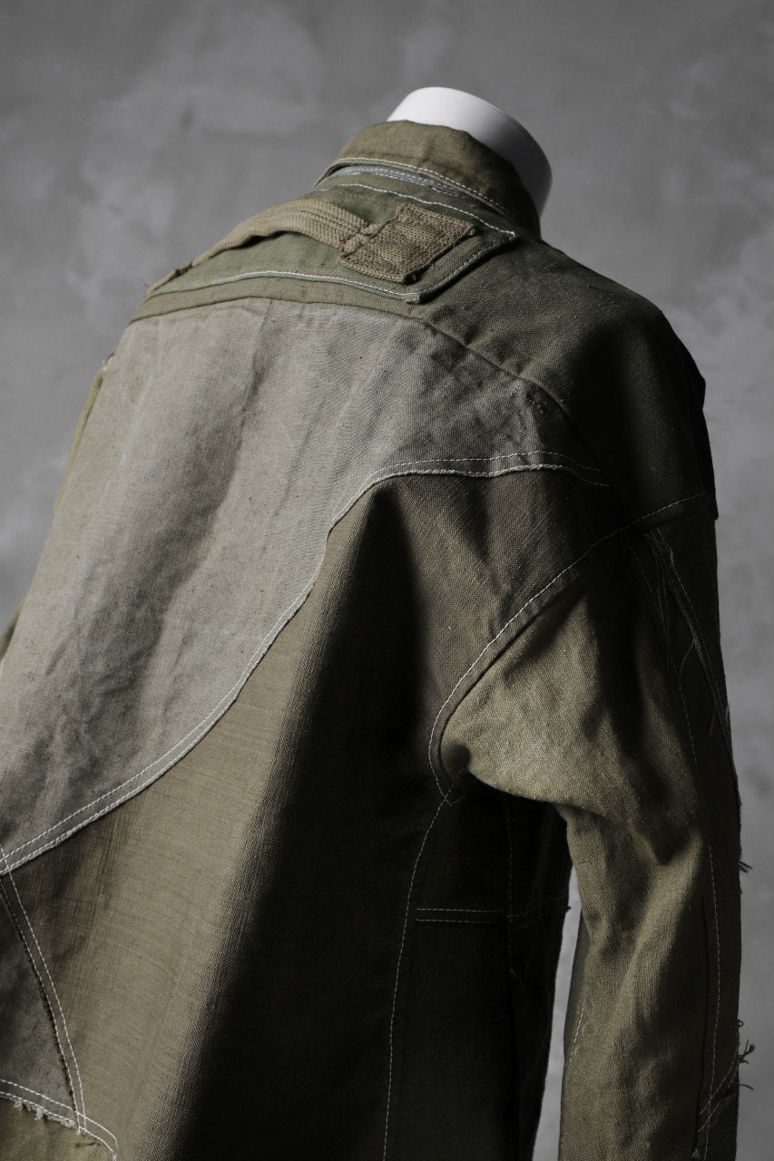 画像をギャラリービューアに読み込む, BACKLASH x LOOM exclusive RECONSTRUCTIVE COAT / VINTAGE MILITARY CANVAS