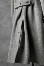 画像をギャラリービューアに読み込む, sus-sous foot guards great coat / W100 Harris melton raised washer (TOP GREY BEIGE)