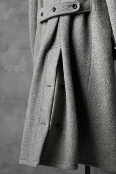 画像をギャラリービューアに読み込む, sus-sous foot guards great coat / W100 Harris melton raised washer (TOP GREY BEIGE)