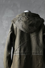 画像をギャラリービューアに読み込む, BACKLASH x LOOM exclusive RECONSTRUCTIVE HOODED JACKET / VINTAGE MILITARY CANVAS