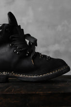 画像をギャラリービューアに読み込む, A DICIANNOVEVENTITRE A1923 Norwegian Laced Boots SH2 / Cavallo Oilo (NERO)