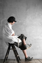 画像をギャラリービューアに読み込む, KLASICA LOOSE HALF SLEEVE SHIRT / BROAD CLOTH (GARMENT WASHED) (WHITE)