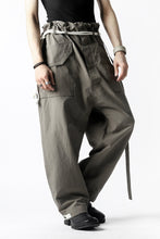画像をギャラリービューアに読み込む, ISAMU KATAYAMA BACKLASH WIDE TAPERED PANTS / SALT SHRINKAGE TYPEWRITER CLOTH