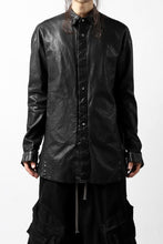 Load image into Gallery viewer, ISAMU KATAYAMA BACKLASH RELAXY LEATHER SHIRT-JACKET / ITALY SHOULDER 0.6mm