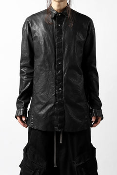 Load image into Gallery viewer, ISAMU KATAYAMA BACKLASH RELAXY LEATHER SHIRT-JACKET / ITALY SHOULDER 0.6mm