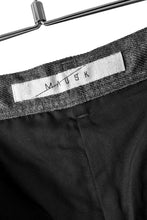 画像をギャラリービューアに読み込む, N/07 "MAUSK Detail" Three Dimensional Wide Tuck / Dart Cropped Pants #2 (GREY)
