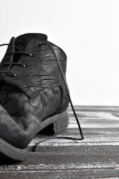 画像をギャラリービューアに読み込む, prtl x 4R4s exclusive Derby Shoes / CordovanSplit "No3-1M" (BLACK)