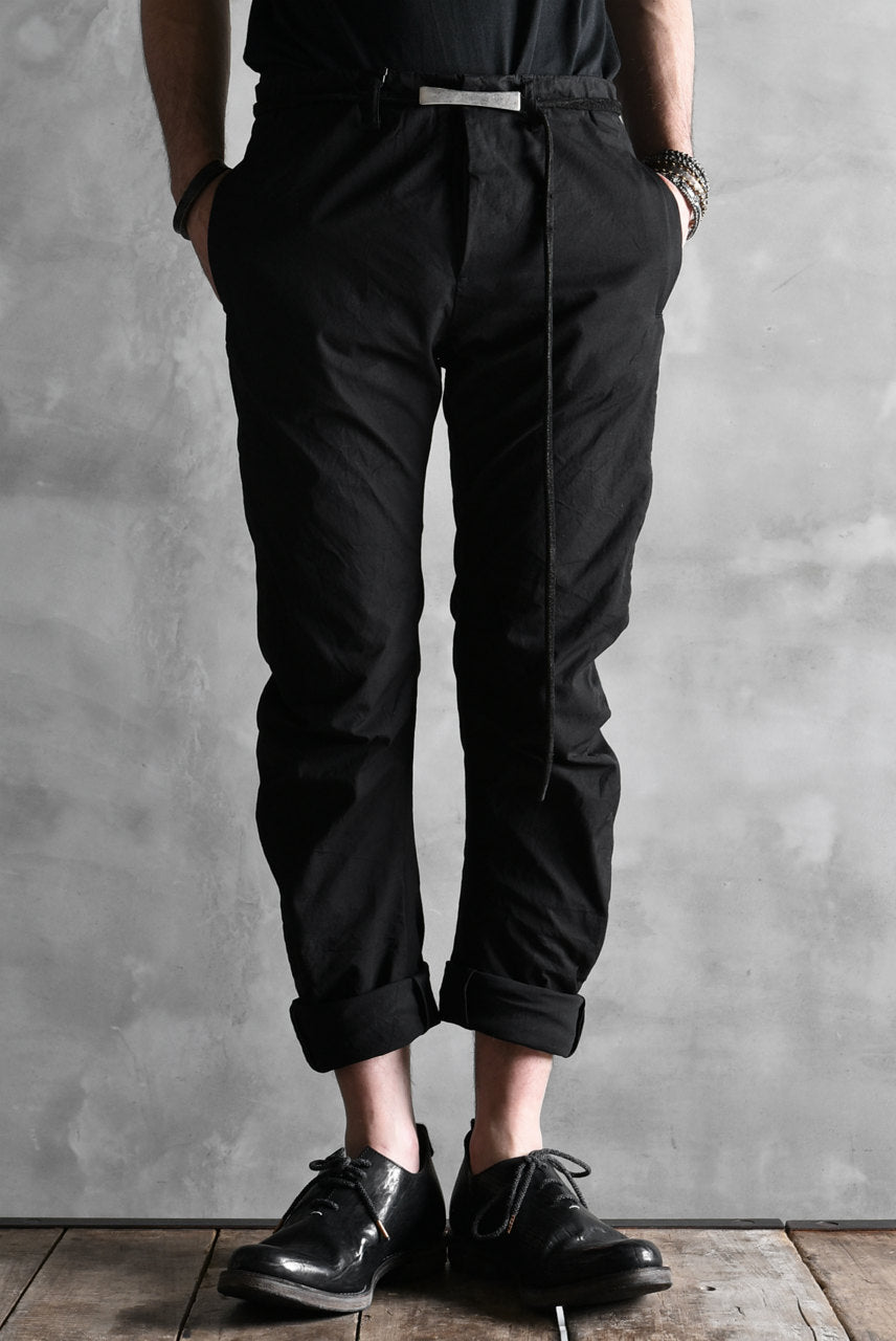 Load image into Gallery viewer, blackcrow high density cotton banana shape trousers (BLACK)