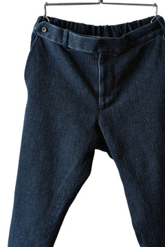 画像をギャラリービューアに読み込む, COLINA SASHIKO CURVED TROUSERS (INDIGO)