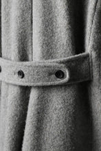 画像をギャラリービューアに読み込む, sus-sous foot guards great coat / W100 Harris melton raised washer (TOP GREY BEIGE)