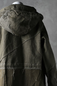 画像をギャラリービューアに読み込む, BACKLASH x LOOM exclusive RECONSTRUCTIVE HOODED JACKET / VINTAGE MILITARY CANVAS