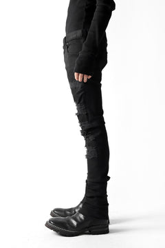 Load image into Gallery viewer, ISAMU KATAYAMA BACKLASH HIGH POWER STRETCH SKINNY PANTS (REPAIRED DEERSKIN)