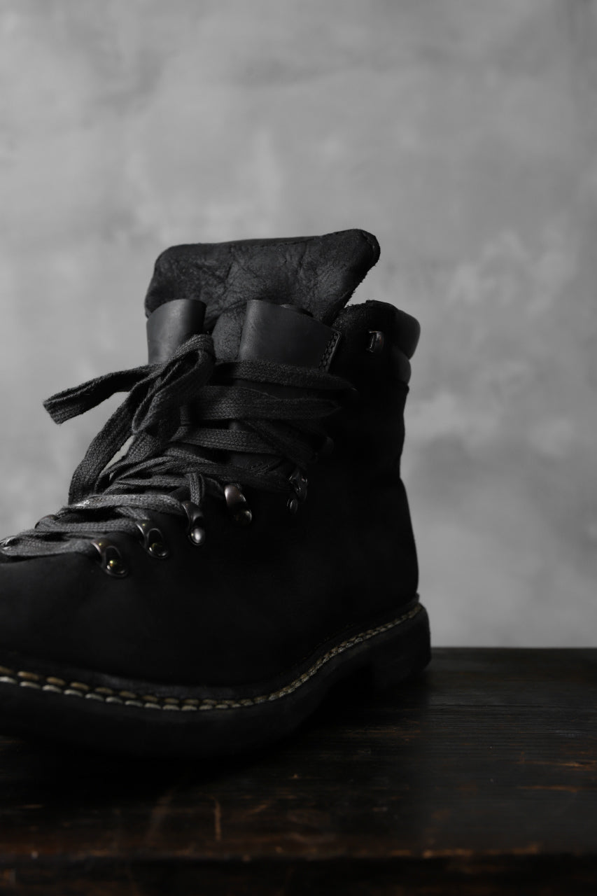 画像をギャラリービューアに読み込む, A DICIANNOVEVENTITRE A1923 Norwegian Laced Boots SH2 / Cavallo Oilo (NERO)