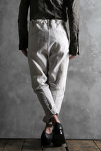 画像をギャラリービューアに読み込む, masnada PANTA BAGGY VAN 6POCKETS / CRUMPLED LINEN COTTON (CHALK)