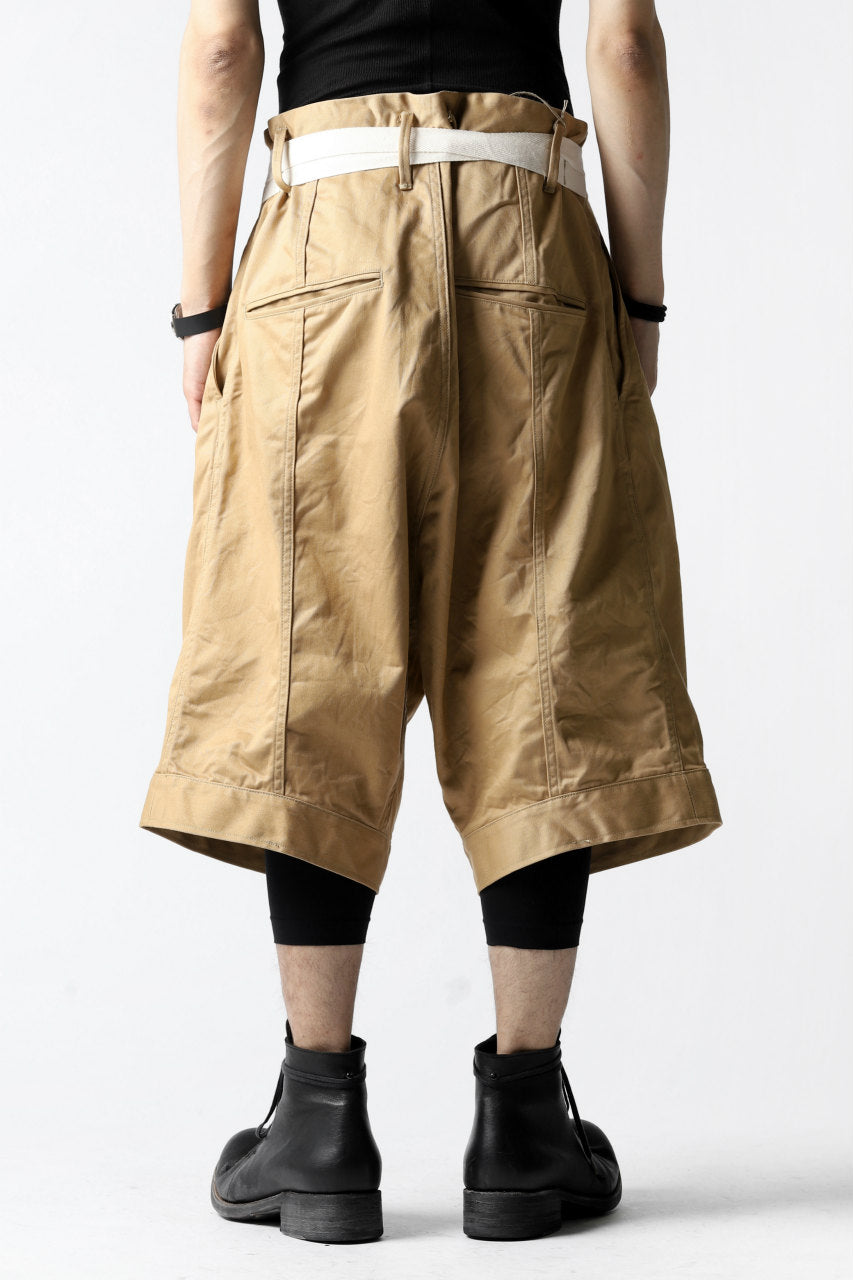 画像をギャラリービューアに読み込む, KLASICA GERALD-cc LOW CROTCH SHORTS / DRY CHINO CLOTH (BEIGE)
