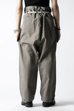 画像をギャラリービューアに読み込む, ISAMU KATAYAMA BACKLASH WIDE TAPERED PANTS / SALT SHRINKAGE TYPEWRITER CLOTH