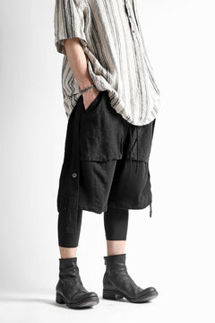 画像をギャラリービューアに読み込む, A.F ARTEFACT SWITCHING SHORTS / COMBI FABRICS (BLACK)