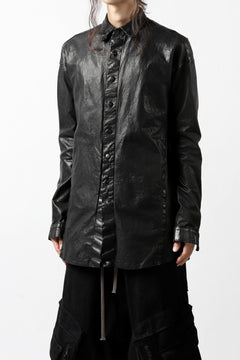 Load image into Gallery viewer, ISAMU KATAYAMA BACKLASH RELAXY LEATHER SHIRT-JACKET / ITALY SHOULDER 0.6mm