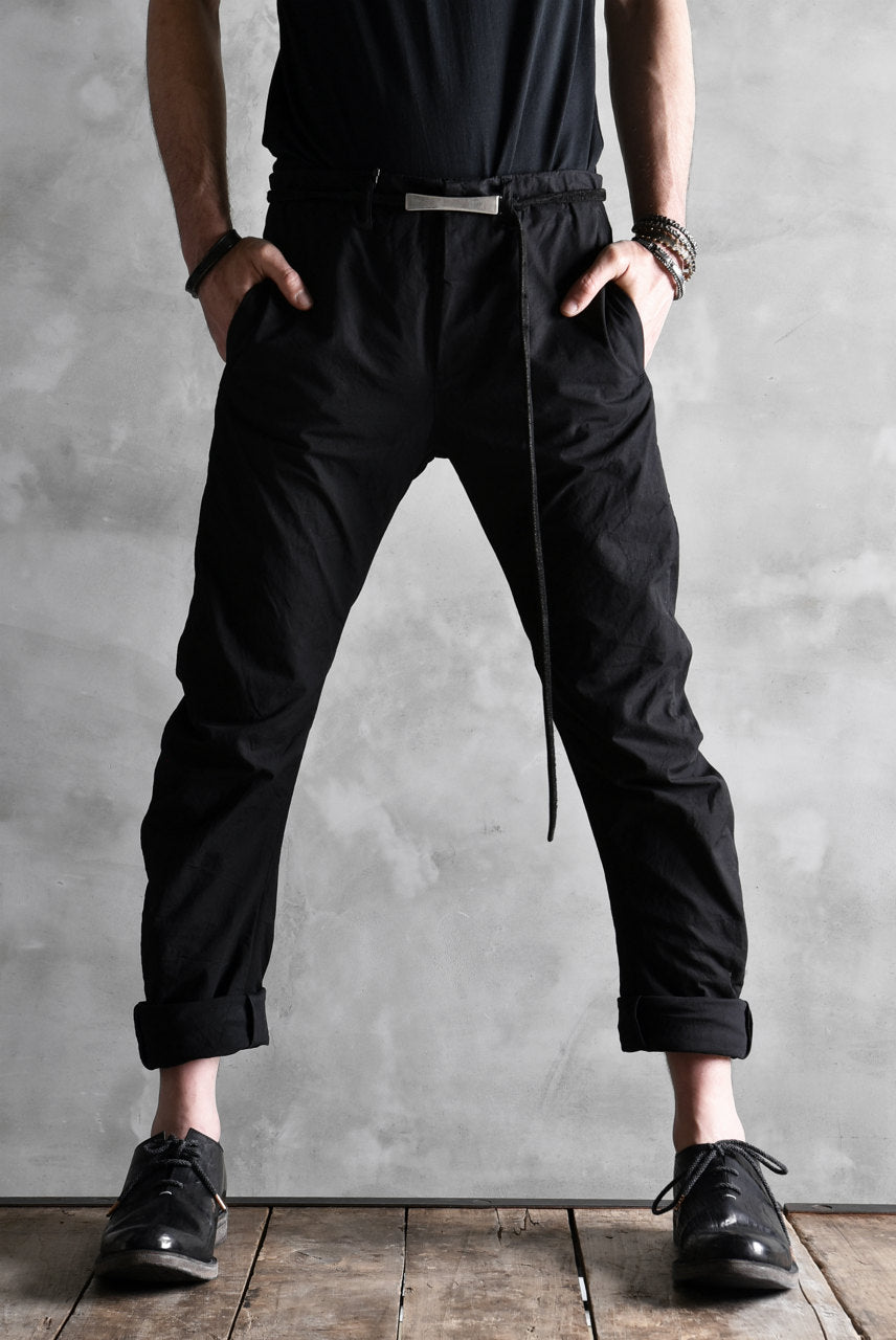 Load image into Gallery viewer, blackcrow high density cotton banana shape trousers (BLACK)