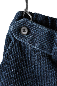画像をギャラリービューアに読み込む, COLINA SASHIKO CURVED TROUSERS (INDIGO)
