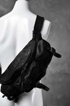 Load image into Gallery viewer, ISAMU KATAYAMA BACKLASH "DoubleShoulder" MIL-BAG (BLACK)