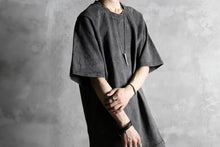 Load image into Gallery viewer, KLASICA RELAX SIZED SQUARE TEE / GARMENT PIGMENT DYED (PIGMENT GREY)