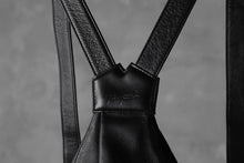 画像をギャラリービューアに読み込む, discord Yohji Yamamoto TUCKED LEATHER BACKPACK (BLACK)