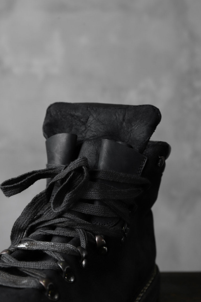 画像をギャラリービューアに読み込む, A DICIANNOVEVENTITRE A1923 Norwegian Laced Boots SH2 / Cavallo Oilo (NERO)