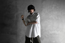 画像をギャラリービューアに読み込む, KLASICA LOOSE HALF SLEEVE SHIRT / BROAD CLOTH (GARMENT WASHED) (WHITE)