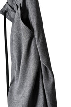 画像をギャラリービューアに読み込む, N/07 "MAUSK Detail" Three Dimensional Wide Tuck / Dart Cropped Pants #2 (GREY)