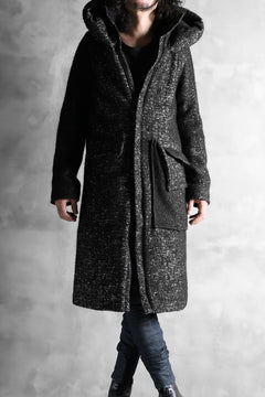 画像をギャラリービューアに読み込む, PAL OFFNER PADDED HOODNECK COAT (TWEEDY MELANGE)