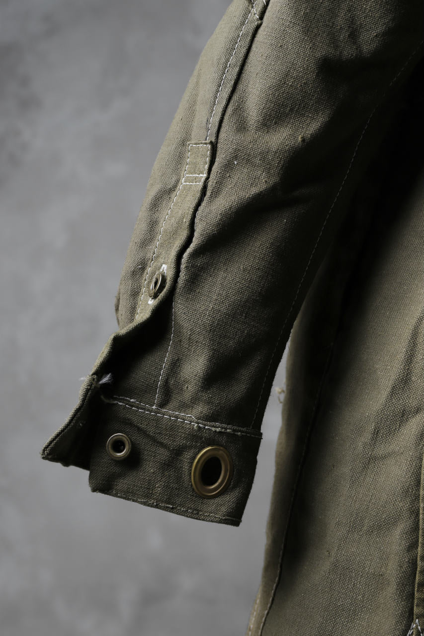 画像をギャラリービューアに読み込む, BACKLASH x LOOM exclusive RECONSTRUCTIVE COAT / VINTAGE MILITARY CANVAS