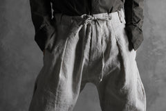 画像をギャラリービューアに読み込む, masnada PANTA BAGGY VAN 6POCKETS / CRUMPLED LINEN COTTON (CHALK)