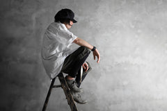 画像をギャラリービューアに読み込む, KLASICA LOOSE HALF SLEEVE SHIRT / BROAD CLOTH (GARMENT WASHED) (WHITE)